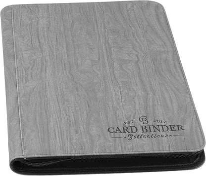 Trading Card Binder, Card Collection Binder Album Folder with 540 Side Loading Pockets, 9 Pocket Trading Card Album Folder for TGC,MTG, Baseball Cards, Yugioh grew