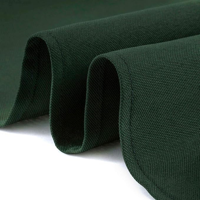 Lann's Linens - 10 Premium 70" x 120" Tablecloths for Wedding/Banquet/Restaurant - Rectangular Polyester Fabric Table Cloth - Hunter Green