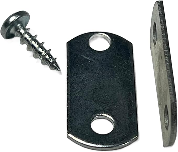 Canvas Clips for Picture Framing screws included 15 per pack ( Choose your offset size ) by E.H.C. (0/0 Flush)