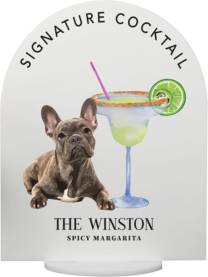 Pet Signature Drink Wedding Signs