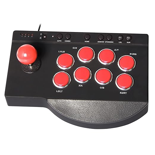 SUBSONIC - Arcade stick compatible with PS4, Xbox Serie X/S, Xbox One, PC, PS3