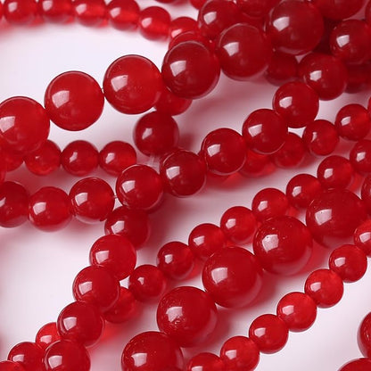 Carnelian Stone Beads for Jewelry Making DIY Bracelet Necklace Jewelry Making 1 Strand 15.5inch 45PCS 8MM