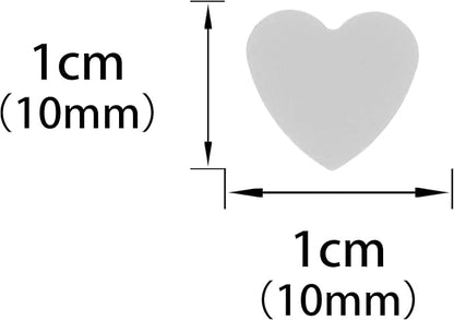Silver Heart Table Sequins & Metallic Sprinkles - Wedding, Engagement, Anniversary & Baby Shower Decorations, 60g