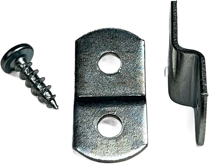 Canvas Clips for Picture Framing screws included 15 per pack ( Choose your offset size ) by E.H.C. (1/8" offset)