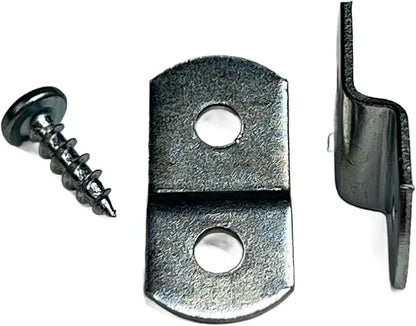 Canvas Clips for Picture Framing screws included 15 per pack ( Choose your offset size ) by E.H.C. (1/8" offset)