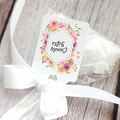 Custom Gift Tags, Personalized Hang Tags with Your Business Logo Small Card Party Decoration Paper Gift Tags for Birthday Wedding Christmas