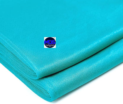 MDS Halloween Chiffon Table Runner - 20 Pack, 29 x 170 Inches, 14ft Each - Sheer Spooky Table Runners for Haunted House Parties, Trick-or-Treat Tables, Witchy Décor, Wedding & Events - Peacock Blue