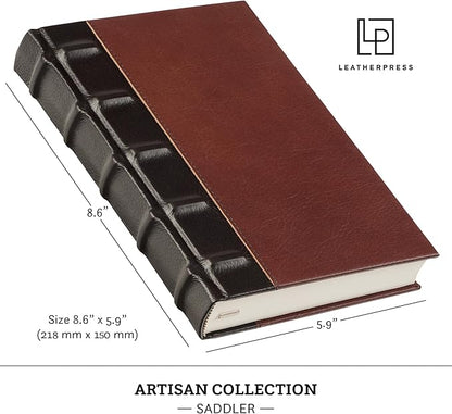 Luxury Leather Journal - Elegant Gift for Men & Women | Full-Grain Leather Notebook with Numbered Pages & Table of Contents | Perfect for Birthdays, Anniversaries, & Special Occasions
