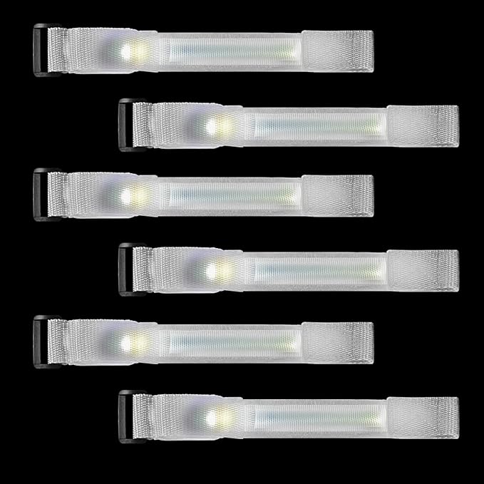 M.best 8pcs LED Light Up Bracelets Glow Flashing Wristbands Glow in The Dark Party Supplies for Wedding, Raves, Concert, Camping,Sporting Events, Party