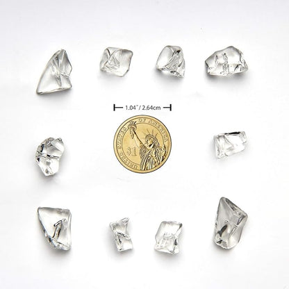 1000Pcs Vase Fillers, Crystal Beads Stones Crafts Small Clear Fake Ice Cubes Acrylic Rock Diamond Stones Clear Rocks Crystals Acrylic for Christmas Decor Home Wedding Birthday Decoration Arts & Crafts