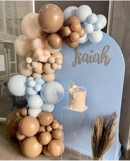 Dusty Blue Arch Cover 4ft Arch Spandex Cover for Metal Arch Backdrop Stand Wedding Arch Backdrop Cover Chiara Wall Covers Balloon Arch Covers Stretchy Bakcdrop for Baby Shower Wedding Decor