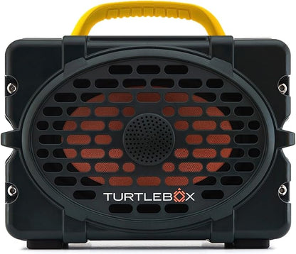 Turtlebox Original Gen 3: Portable Outdoor Bluetooth Speaker – Ultra-Loud (120dB), Waterproof (IP67), Rugged, Impact-Resistant, 3-Day Battery | Party Mode: Unlimited Pairing Stereo, Green/Yellow