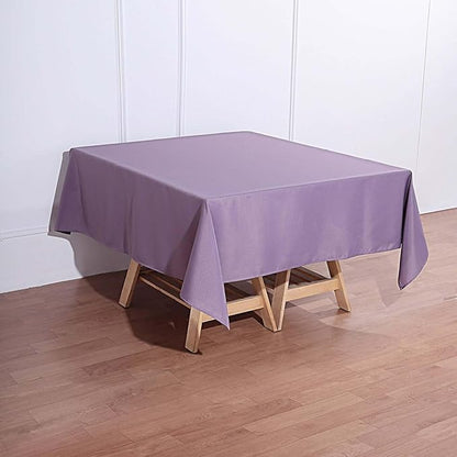 Efavormart 70" Square Linens Violet Amethyst Wholesale Linens Polyester Square Linen Tablecloth for Wedding Banquet Restaurant