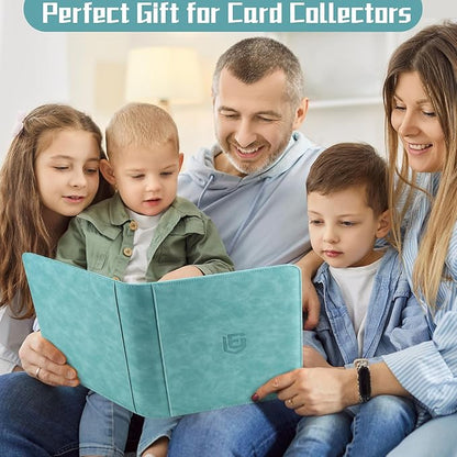 9 Pocket Card Binder,540 Pocket Trading Card Binders,Loading Pocket Collectible Card Album for MTG, TCG, Sport Card, Game Cards Green