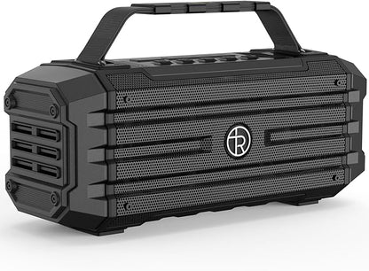 Bluetooth Speaker 120W Peak 80W Portable Wireless Hi-Fi Loud Outdoor IPX6 Waterproof Big Party Speakers with Deep Bass, TWS Pairing, DSP Sound Boombox for Home Camping Beach
