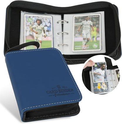 Trading Card Binder, Card Collection Binder Album Folder with 80 Side Loading Pockets, 1 Pocket Trading Card Album Folder for TGC,MTG, Baseball Cards, Yugioh