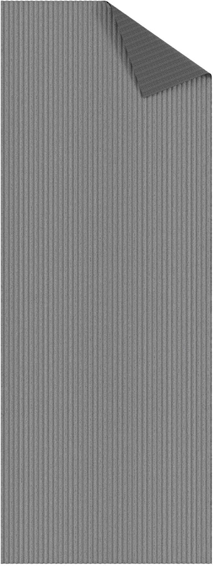 Ottomanson 3'11" x 11' Hallway Runner with Scraper Pile - Extra Durable Non-Slip Rug Mat for Indoor & Outdoor Use - Ideal for Kitchen, Entryway & Garage - High-Traffic Carpet, Gray