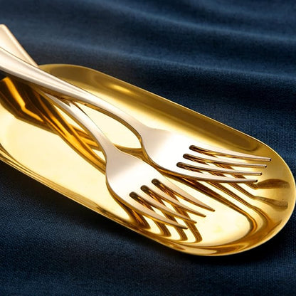 bUCLA 600 Pieces Gold Plastic Silverware - Disposable Gold Utensils - Heavyweight Plastic Cutlery set- 200 Forks, 200 Spoons, 200 Knives for Party & Thanksgiving