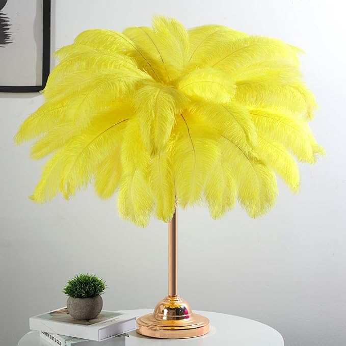 80 Pcs Large Natural Ostrich Feathers Plumes 14-16 Inch Bulk for DIY Crafts Wedding Party Centerpiece Vase