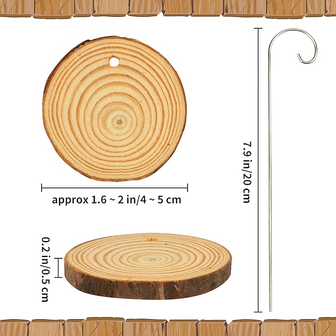 Temlum Wooden Plant Labels with Marker Pen, 50 Pcs Plant Markers Garden Label Stakes Plant Sign Tags for Flowers, Herbs, Potted Plants, Seed