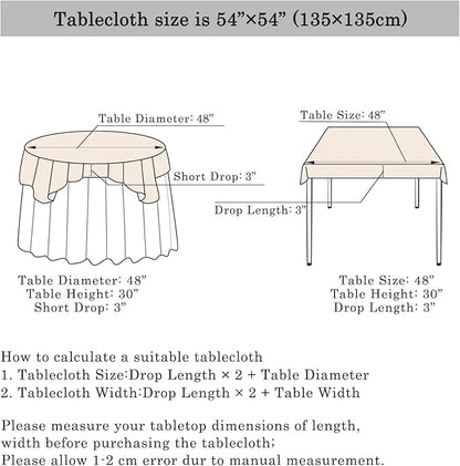 ShinyBeauty Sequin Tablecloth Square 54x54-Inch Red Table Cloths for Round Table Red Sequins Fabric Overlay Glitter TableCloths Linen for Party Small Cover for Wedding Reception