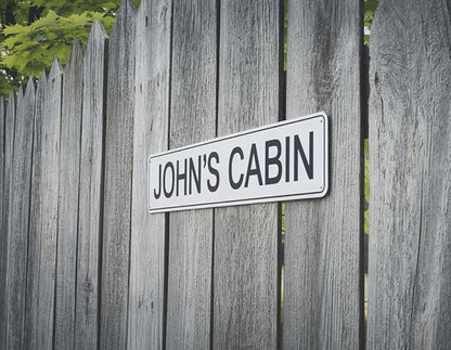 Custom Metal Sign 8x24 Inches - Personalized Outdoor Street Sign with Text/Photo/Logo, Rust-Free .060 Reflective Aluminum for Business Home, Single/Double Sided