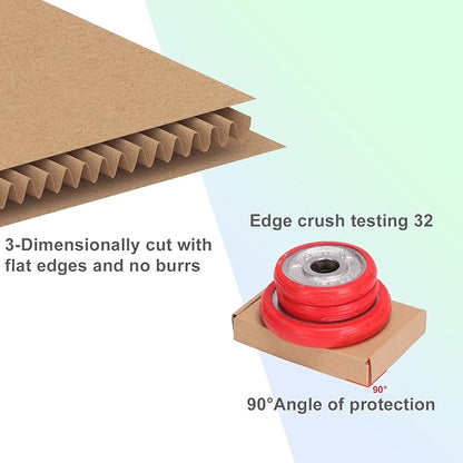 MEBRUDY 6x4x1 Inches Shipping Boxes Pack of 50, Small Corrugated Cardboard Box for Mailing Mailer Packing, Brown
