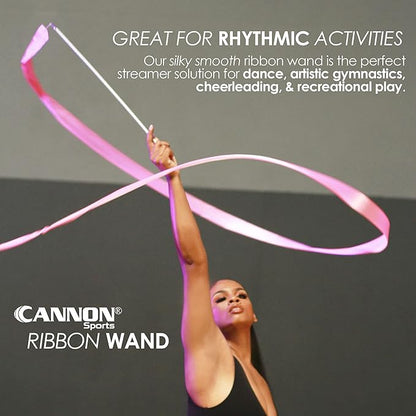 Cannon Sports Gymnastics Wand for Dancing, Cheerleading, Olympic Tournament, & Artistic Competitions (Pink)