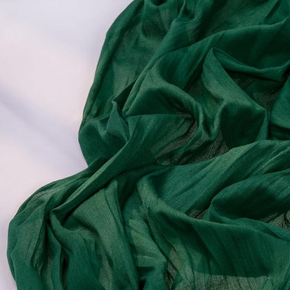 Emerald Green Cheesecloth Table Runner 6 Pack Fall Table Runners Boho Gauze 120 Inches Green Cheese Cloth Fall Table Decorations for Thanksgiving Wedding Bridal Baby Shower Tea Party