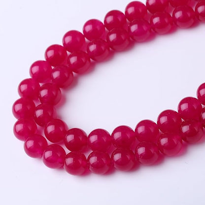 Rose Carnelian Stone Beads for Jewelry Making DIY Bracelet Necklace Jewelry Making 1 Strand 15.5inch 45PCS 8MM