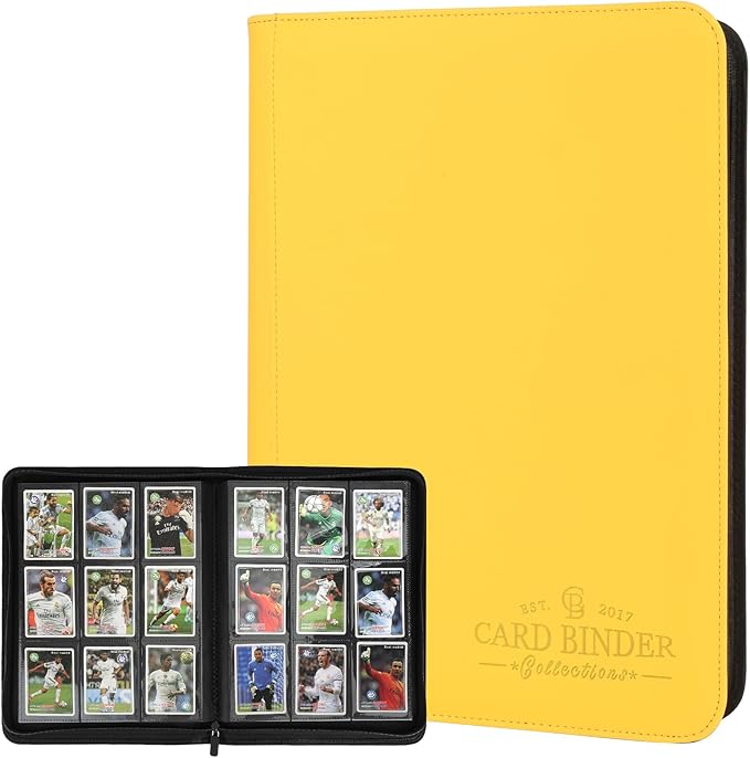 Trading Card Binder, Card Collection Binder Album Folder with 540 Side Loading Pockets, 9 Pocket Trading Card Album Folder for TGC,MTG, Baseball Cards, Yugioh