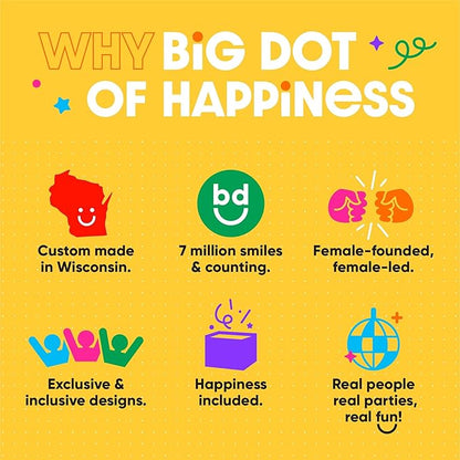 Big Dot of Happiness Custom Photo Western Hoedown - Wild West Cowboy Hat Personalized Rodeo Party DIY Shaped Fun Face Cut-Outs - 24 Count