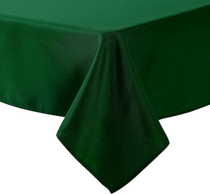 CupuamonSquare Tablecloth 70x70 inch Washable Polyester Fabric Table Cloth for Wedding Party Dining Banquet Decoration（70x70,Hunter）