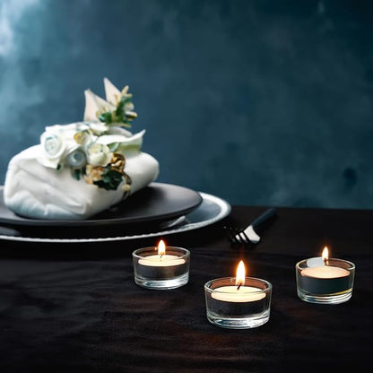 WGV Tea Light Votive Candle Holder 2x1.2 H, Clear Stubby Utility Cylinder Glass, Small Home Accent Decor, 1 Pc