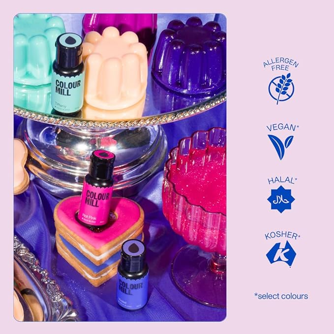 Colour Mill Aqua Blend Water-Based Food Coloring, 20 Milliliters Baby Pink