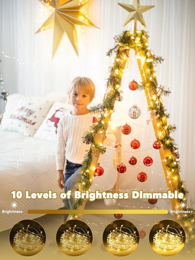 3-Pack 78FT 240 LED Fairy Lights Battery Operated with Timer & Remote, Waterproof Twinkle Lights Indoor Outdoor 8 Modes for Bedroom Centerpiece Wedding DIY Party Christmas Classroom Dorm Decoration