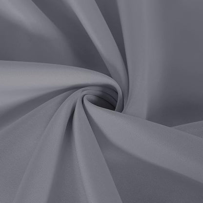 sancua 2 Pack Light Grey Tablecloth 60 x 102 Inch, Rectangle 6 Feet Table Cloth - Stain and Wrinkle Resistant Washable Polyester Table Cover for Dining Tables, Buffet Parties and Camping