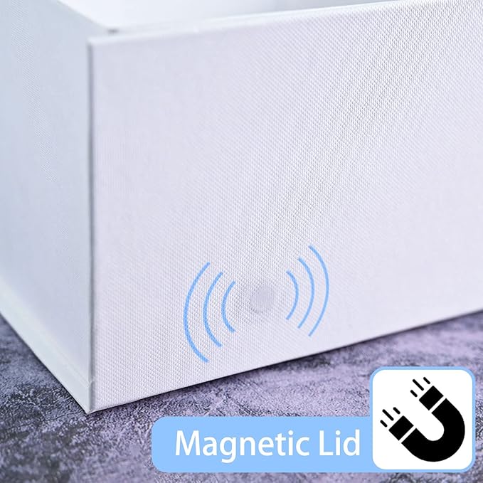LIFELUM White Gift Box 13.85 x 8.35 x 4.45 inch Wedding Gifts Box for Bridesmaid Proposal Gifts for Gifts with Card, Ribbon, Shredded Paper Filler Gift Packaging (1 Pcs)