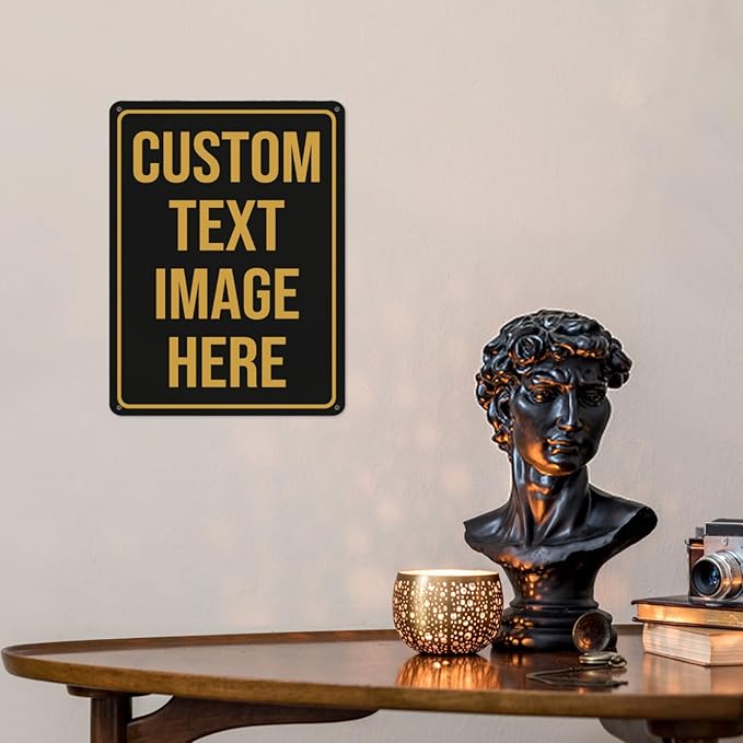 Custom Metal Signs - Personalized Signs for Home, Office & Bar - 16"x12"