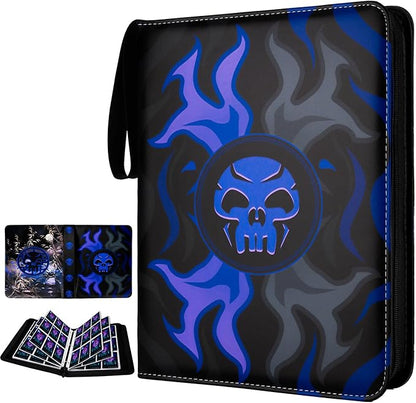 9 Pocket Card Binder for MTG/YGO/PTCG/Game Cards, Holds 900 Cards,Premium Card Collector Book for TCG Players,Toys Gifts for Kids(purple)