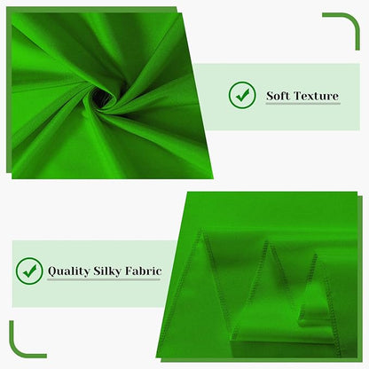 10ft x 8ft Green Screen Backdrop for Photography, High Density Backdrop Curtains, Backdrops for Photoshoot for Photography, Video Calls, Streaming, Gaming, Greenscreen Background, 5ft x 8ft, 2 Panels