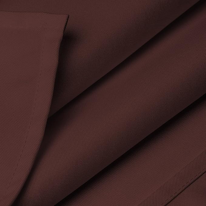 Lann's Linens - 10 Premium 60" x 126" Tablecloths for Wedding/Banquet/Restaurant - Rectangular Polyester Fabric Table Cloth - Chocolate Brown