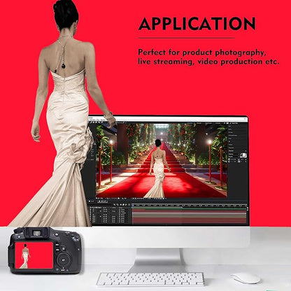 Red Photography Backdrop for Photoshoot, Photo Backdrop Curtain, Perfect Red Backdrops for Party Portrait Photoshoots Video Studio 8FTx10FT