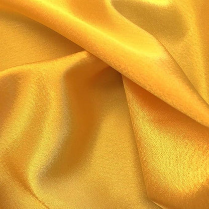 MDS Pack of 50 PCS Satin Chair Sashes Charmeuse Sateen Dining Chair Bows Ribbon Ties Back Sash for Wedding Party Birthday Home Hotel Restaurant Banquet Decoration (7 x 108 Inch, Yellow Gold)