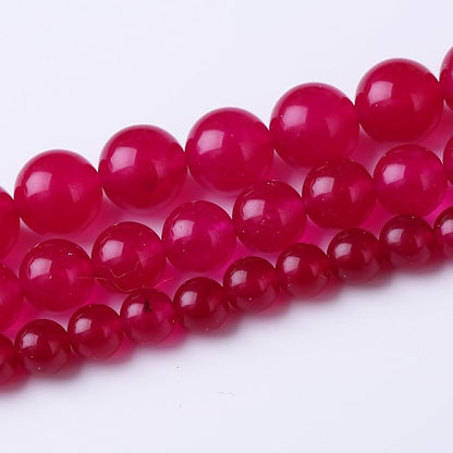 Rose Carnelian Stone Beads for Jewelry Making DIY Bracelet Necklace Jewelry Making 1 Strand 15.5inch 45PCS 8MM