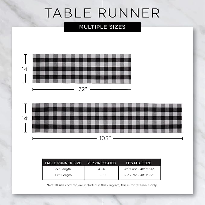 DII Woven Basic Tabletop Collection Chevron Table Runner, 15x108, Tango Red