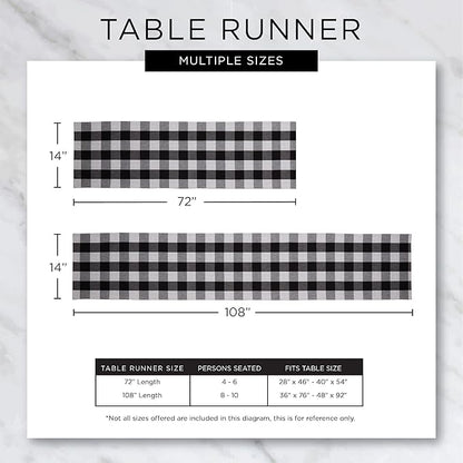DII Woven Basic Tabletop Collection, Chevron Table Runner, 15x72, Barn Red