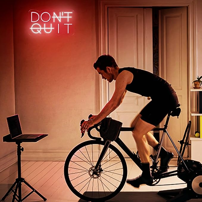 Don't Quit Neon Sign for Wall Decor, DO IT Neon Lights Party Decorations, USB Powered Switch LED Neon Lights Adjustable for Office, Gym, Man Cave, Gamer Room Decor