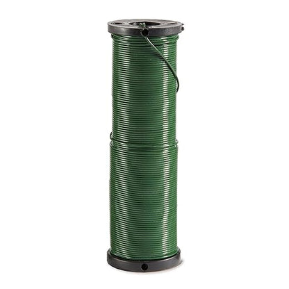 FloraCraft 21 Gauge Floral Wire 0.5 Pound Spool Green