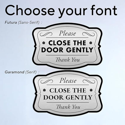 Custom Personalized Metal Signs - Aluminum 12x8 In, Waterproof, Silver, Driveway, USA